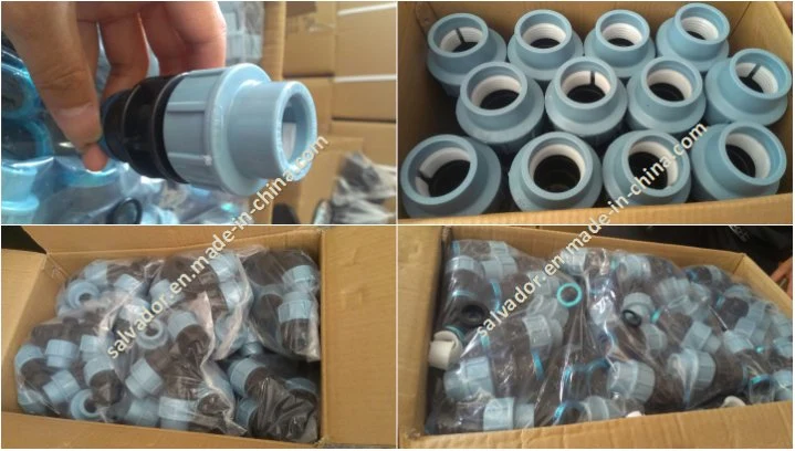 Plastic Pipe Fitting PP Plug Fitting Compression End Cap